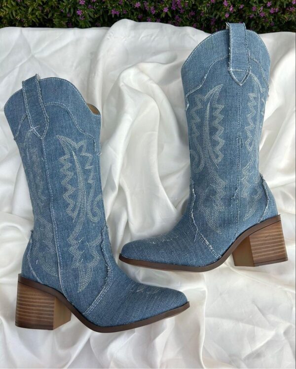 Bota Cowgirl Denim - Image 2