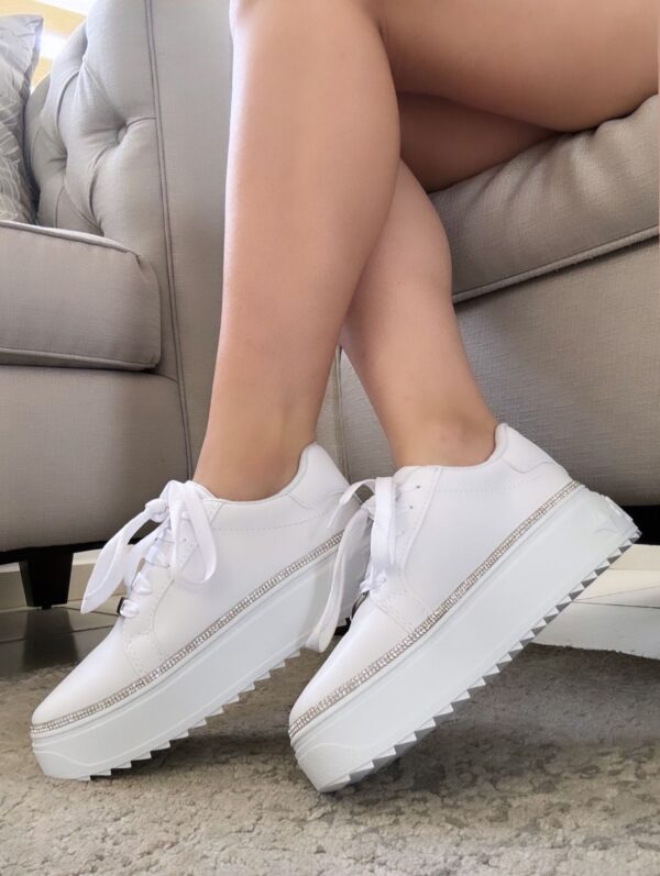 Tenis Blancos Brillos